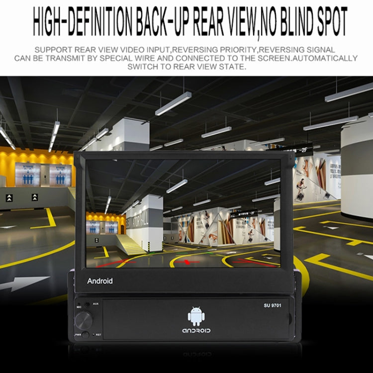 SU 9701 1GB+32GB 7 inch HD Foldable Universal Car Android Radio Receiver MP5 Player, Support FM & Bluetooth & TF Card & GPS & Phone Link & WiFi, 1GB+32GB SU 9701 1GB+32GB 7 inch HD Foldable Universal Car Android Radio Receiver MP5 Player, Support FM & Bluetooth & TF Card & GPS & Phone Link & WiFi, 1GB+32GB